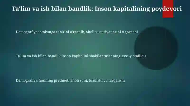 Demografiya fan sifatida shakllanishi 3