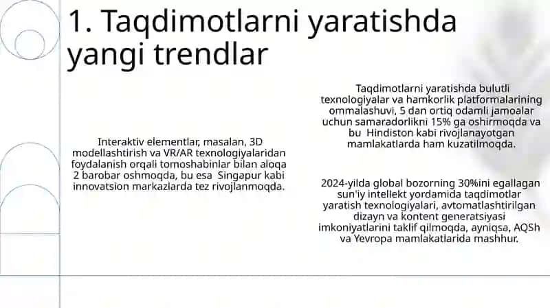 Taqdimot Yaratish Texnologiyalari 3