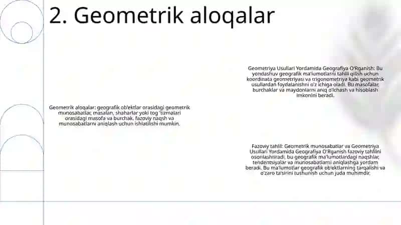 Geometriya Usullari Yordamida Geografiya O'Rganish 3