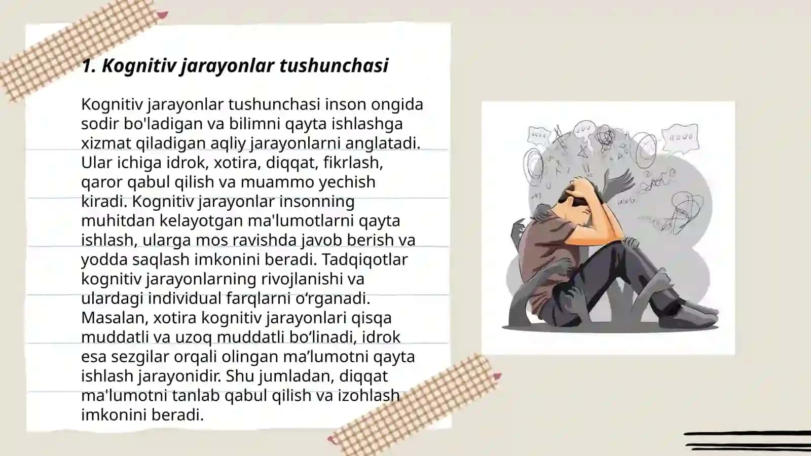Kognitiv jaroyanlarning shakllanishi 3