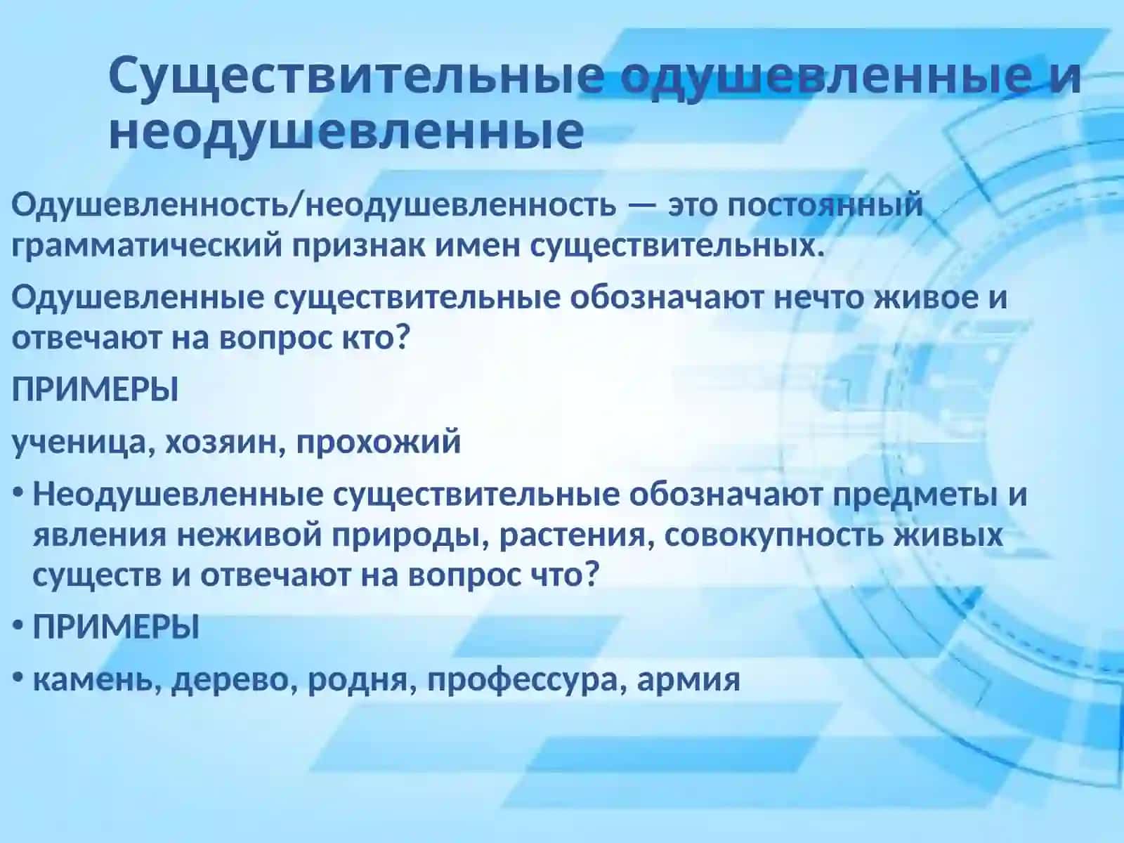 Имя существительное 3