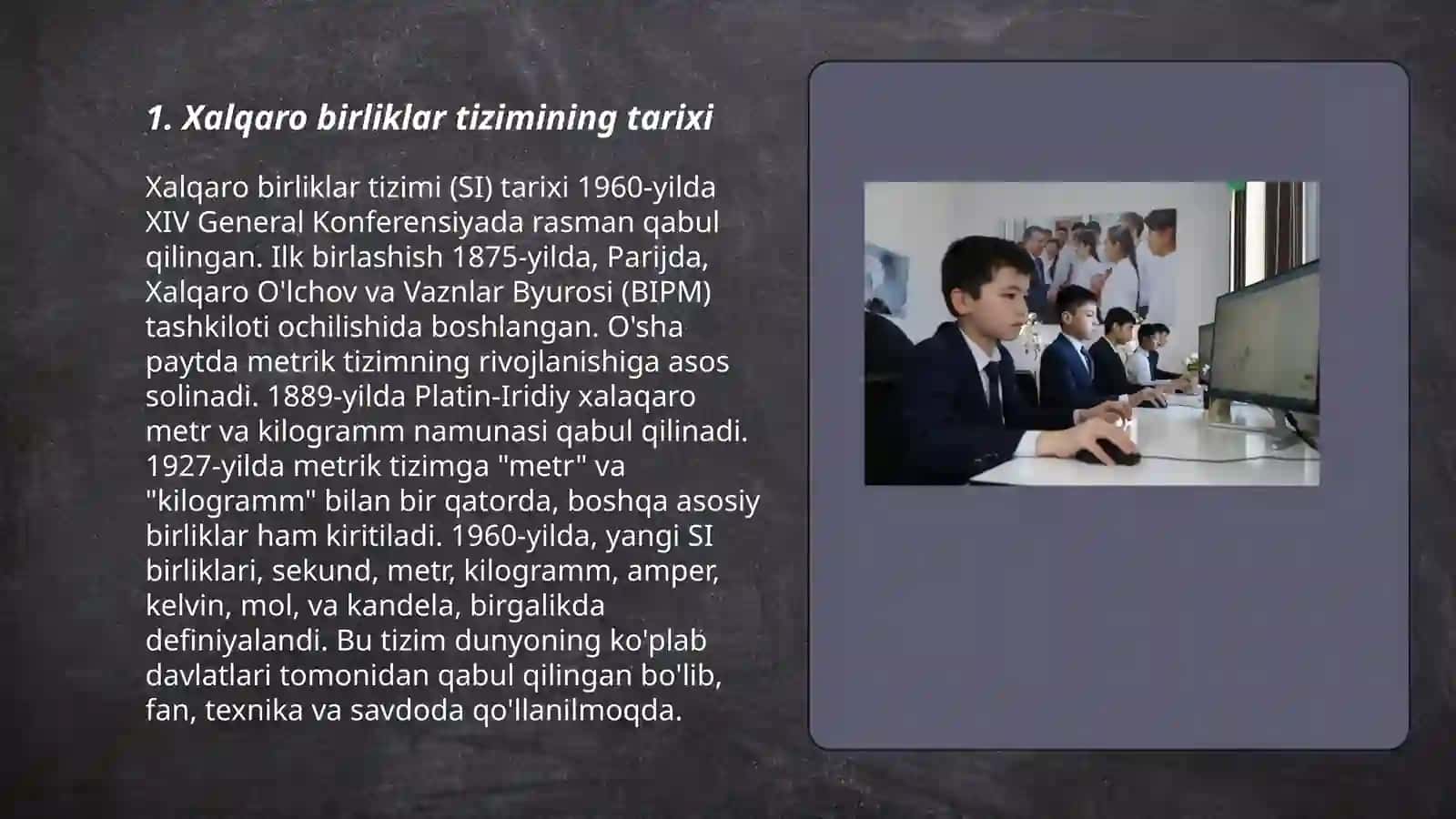 Xalqaro birliklar tizimi 3
