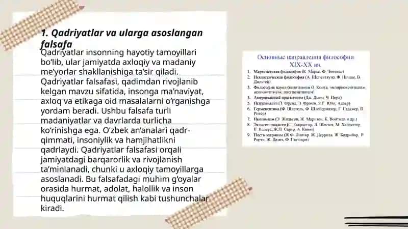 Qadriyatlar falsafasi 3
