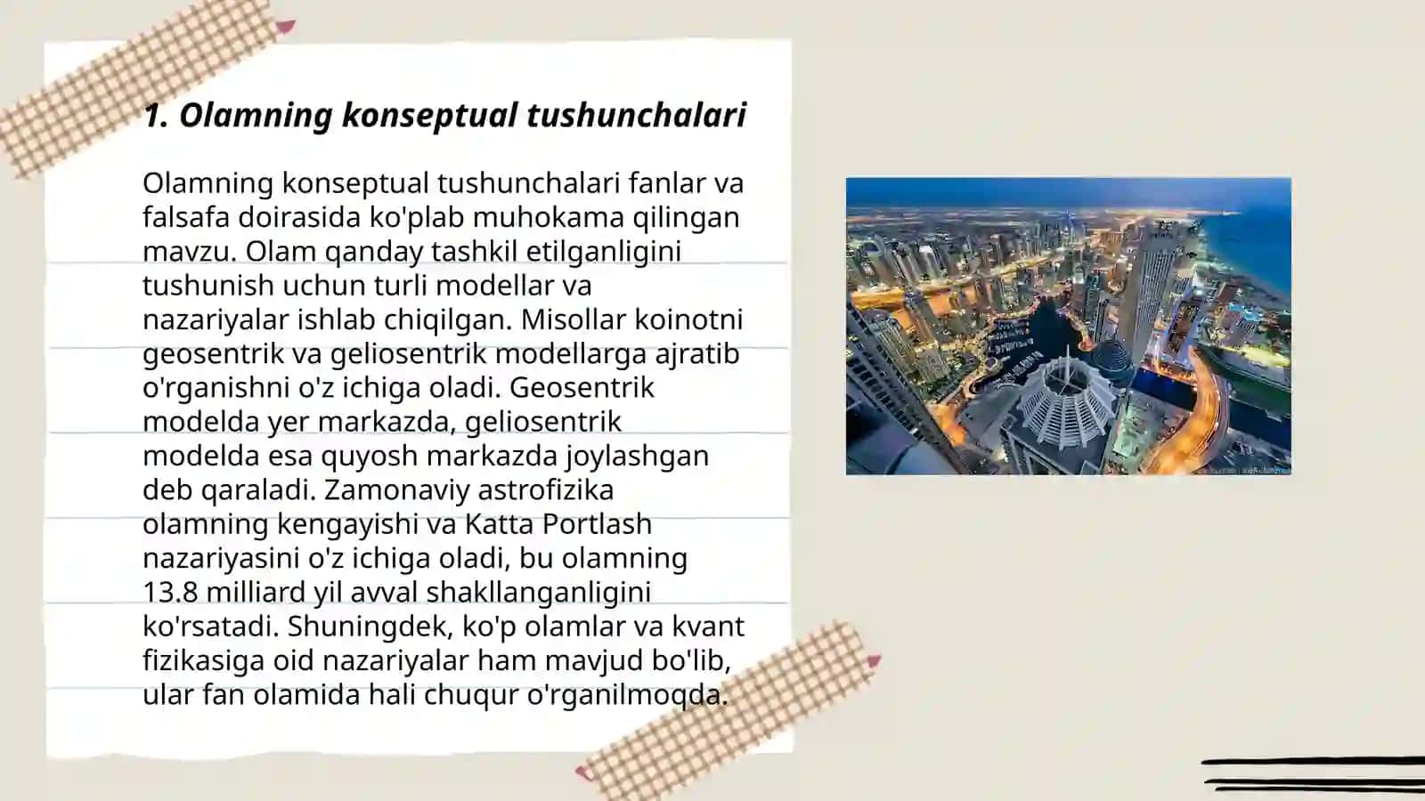 Olamning konseptual va lisoniy manzarasi 3