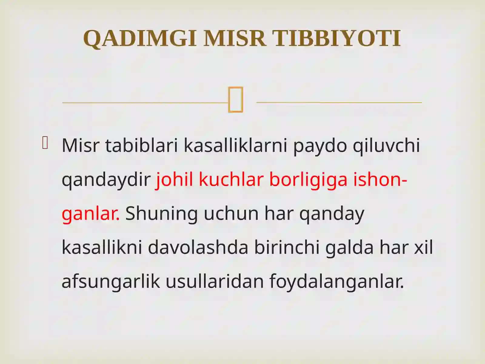 QADIMGI SHARQ MAMLAKATLARI TIBBIYOTI 3