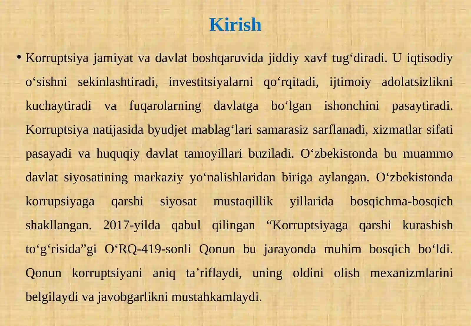 Korruptsiyaga qarshi kurashuvchi milliy institutlar tizimi 3