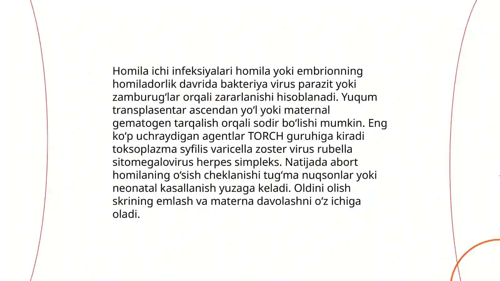 Homila ichi infeksiyalari 3