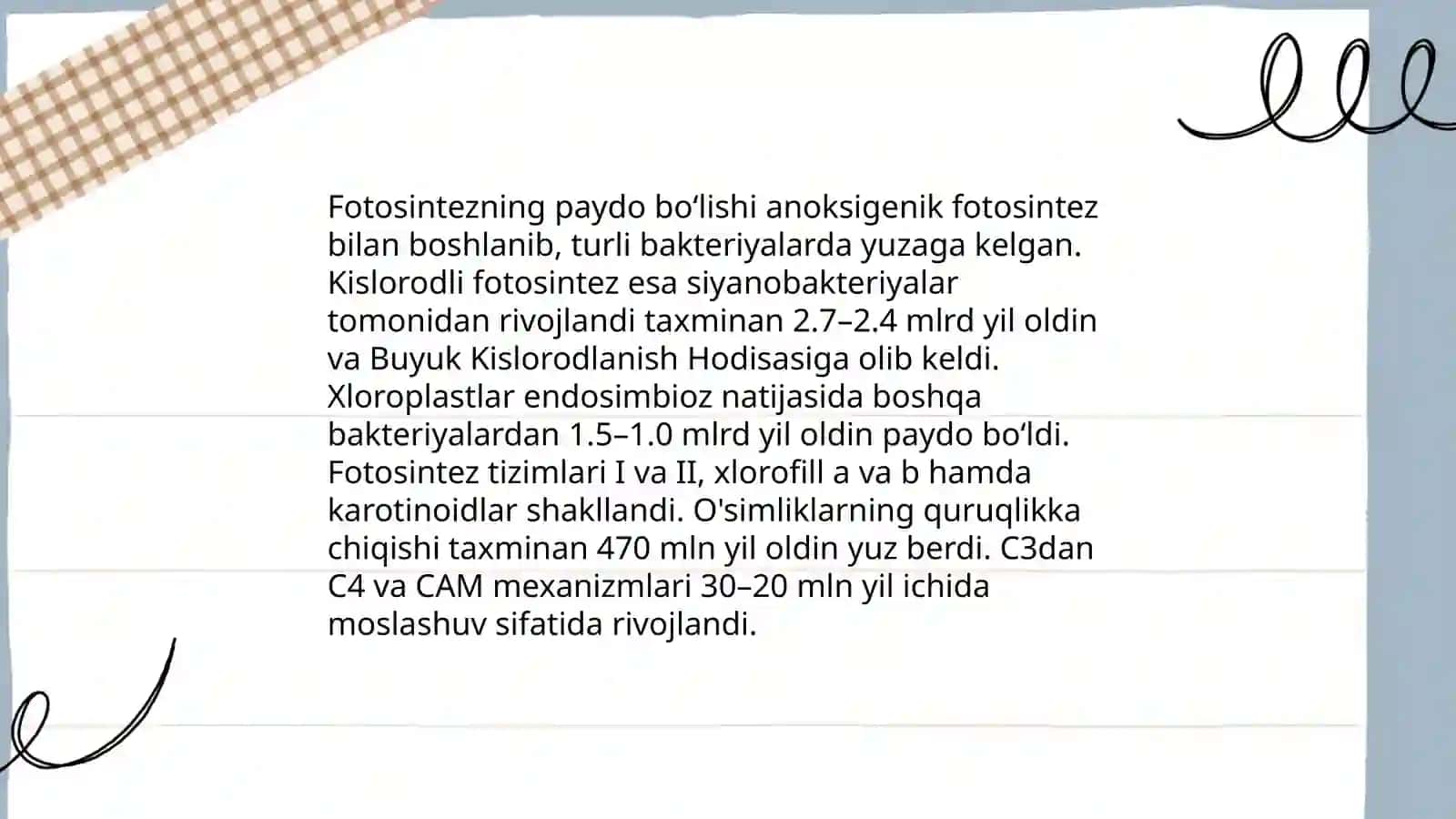 Oʻsimliklar dunyosi evolutsiyasi 3