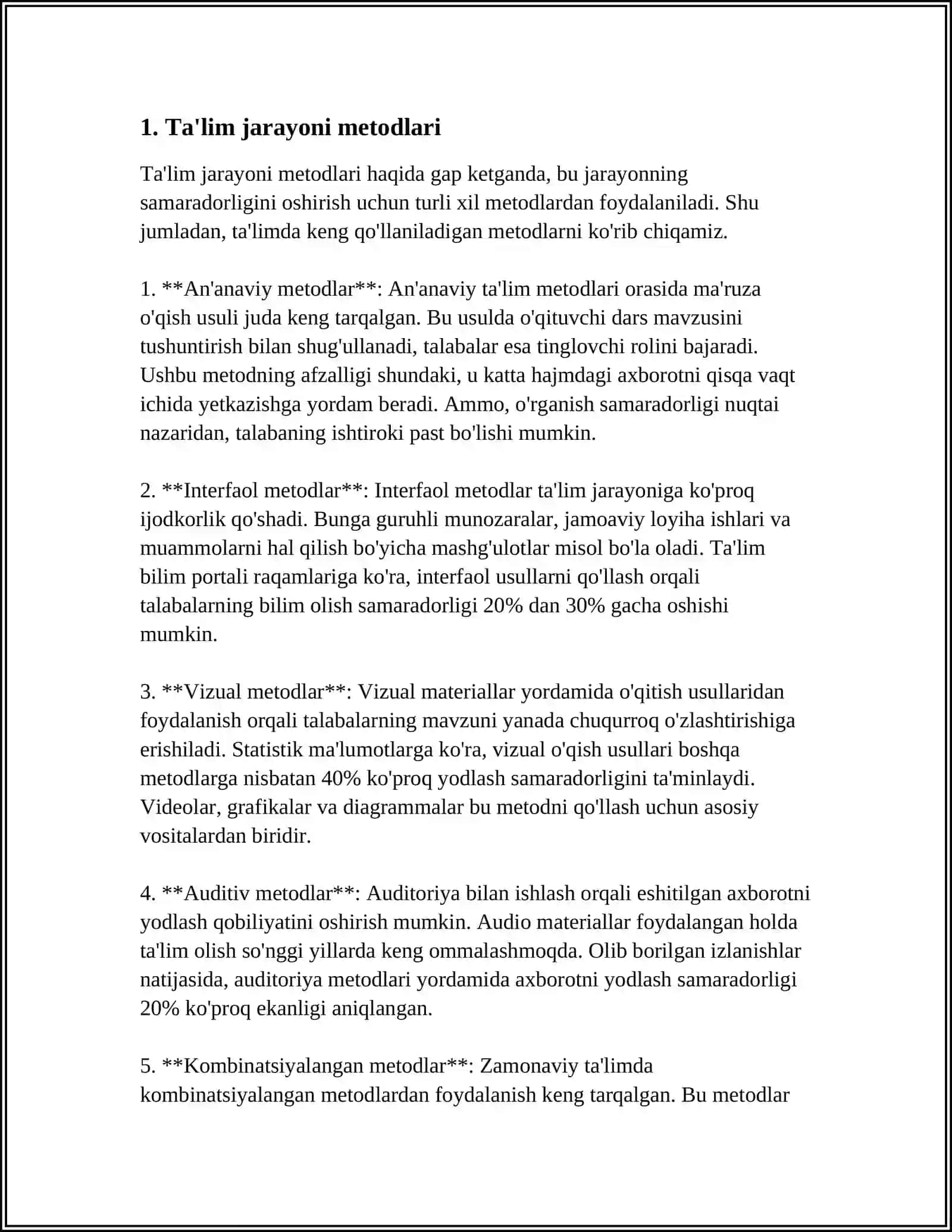 TA’LIM JARAYONI ASOSIY KONTENTLARI 3