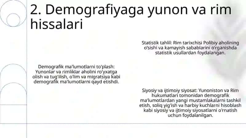 Demografik Tadqiqotlar Rivojlanish Tarixi 3