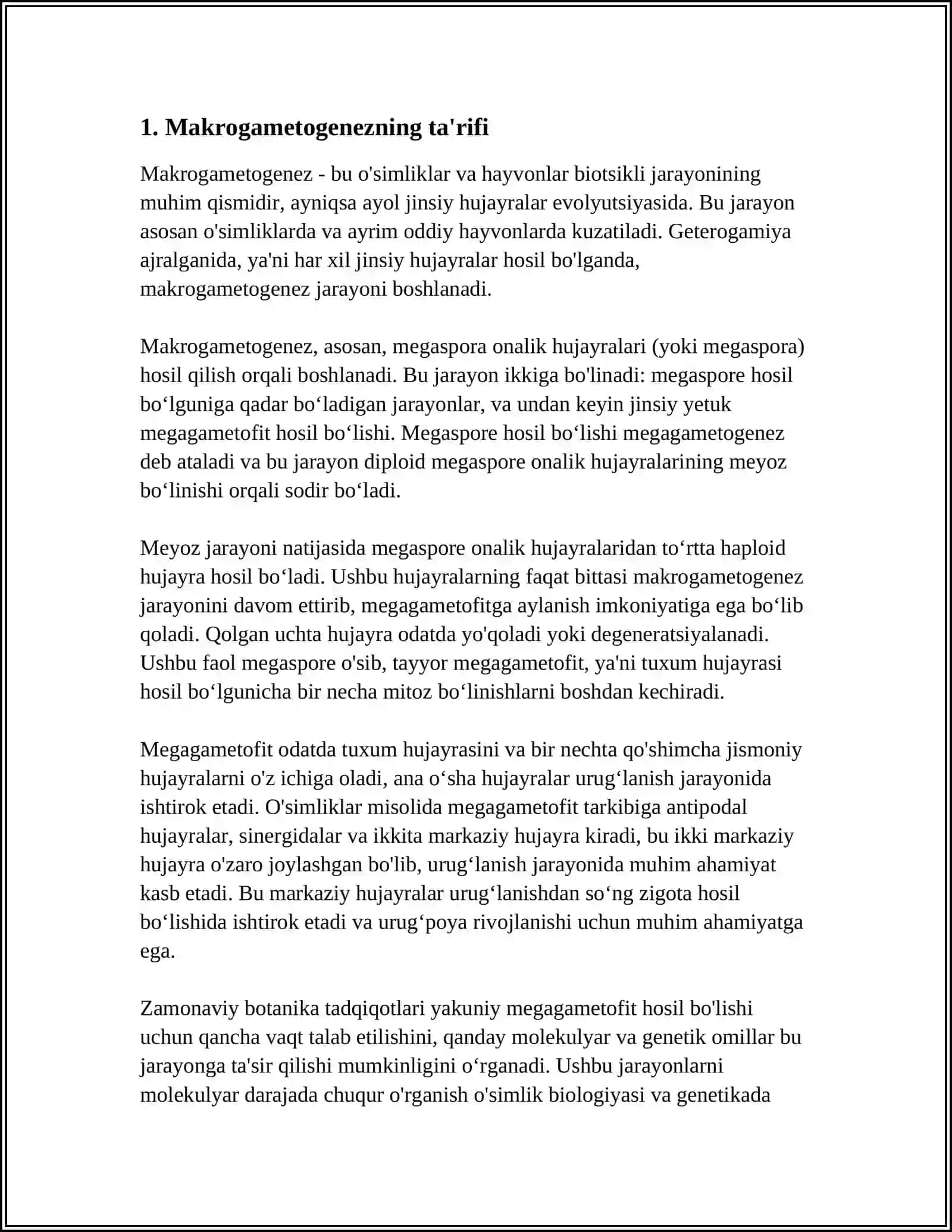 MAKROGAMETOGENEZ HAQIDA TUSHUNCHA 3