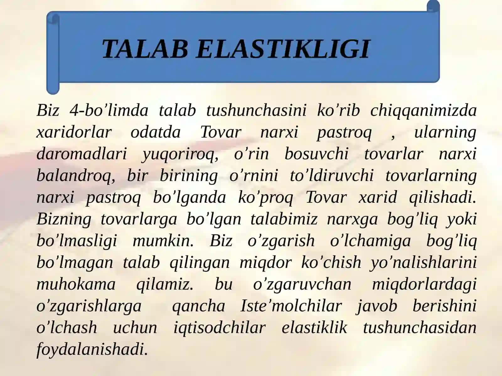 Elastiklik va uni hisoblash 3