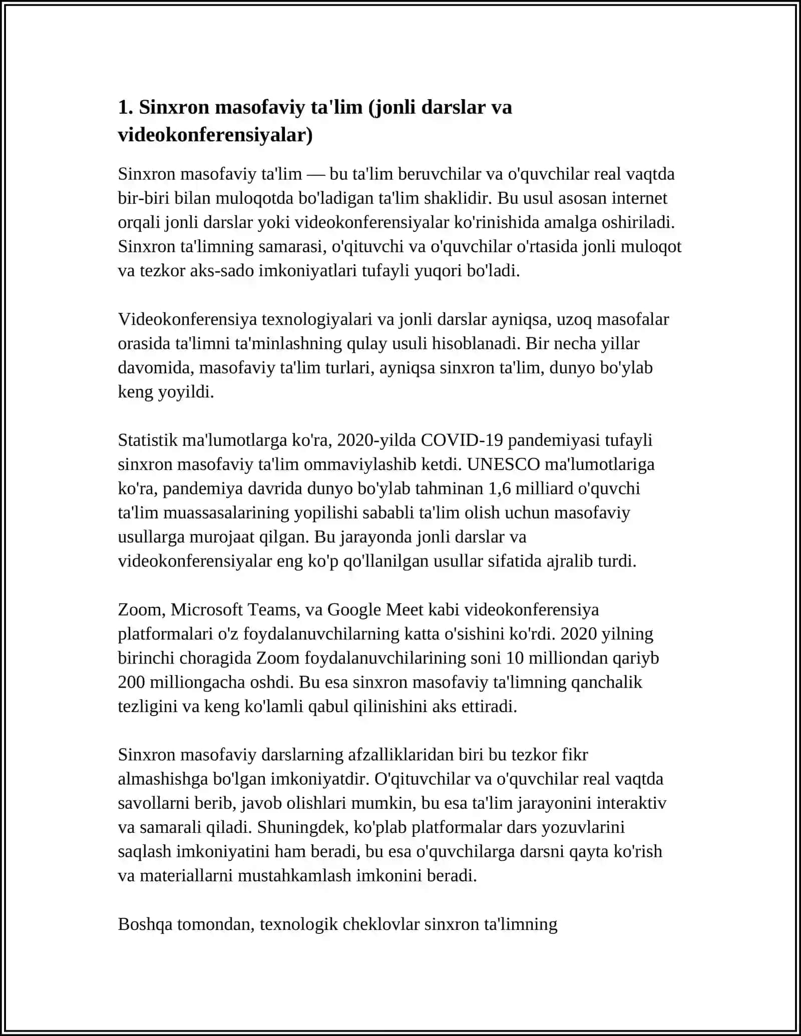 MASOFAVIY TA'LIM TURLARI VA FORMALARI 3