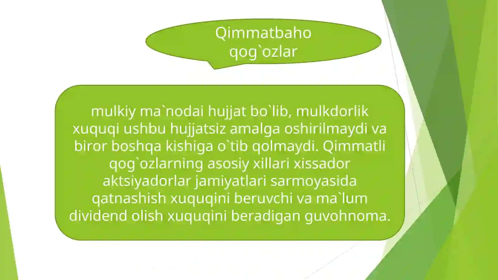 Fond birjalari faoliyati 3