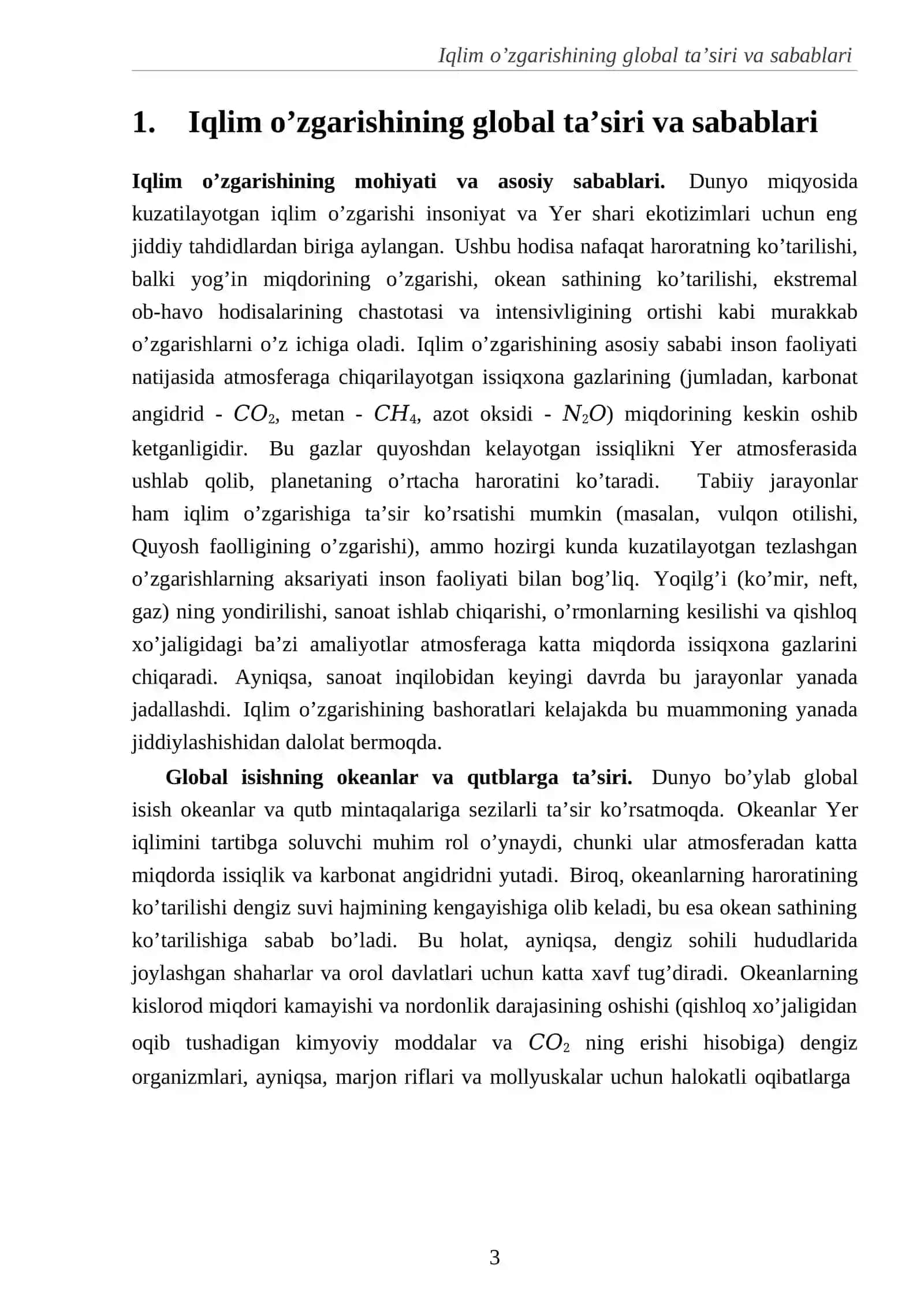 Global iqlim o’zgarishining mohiyati 3