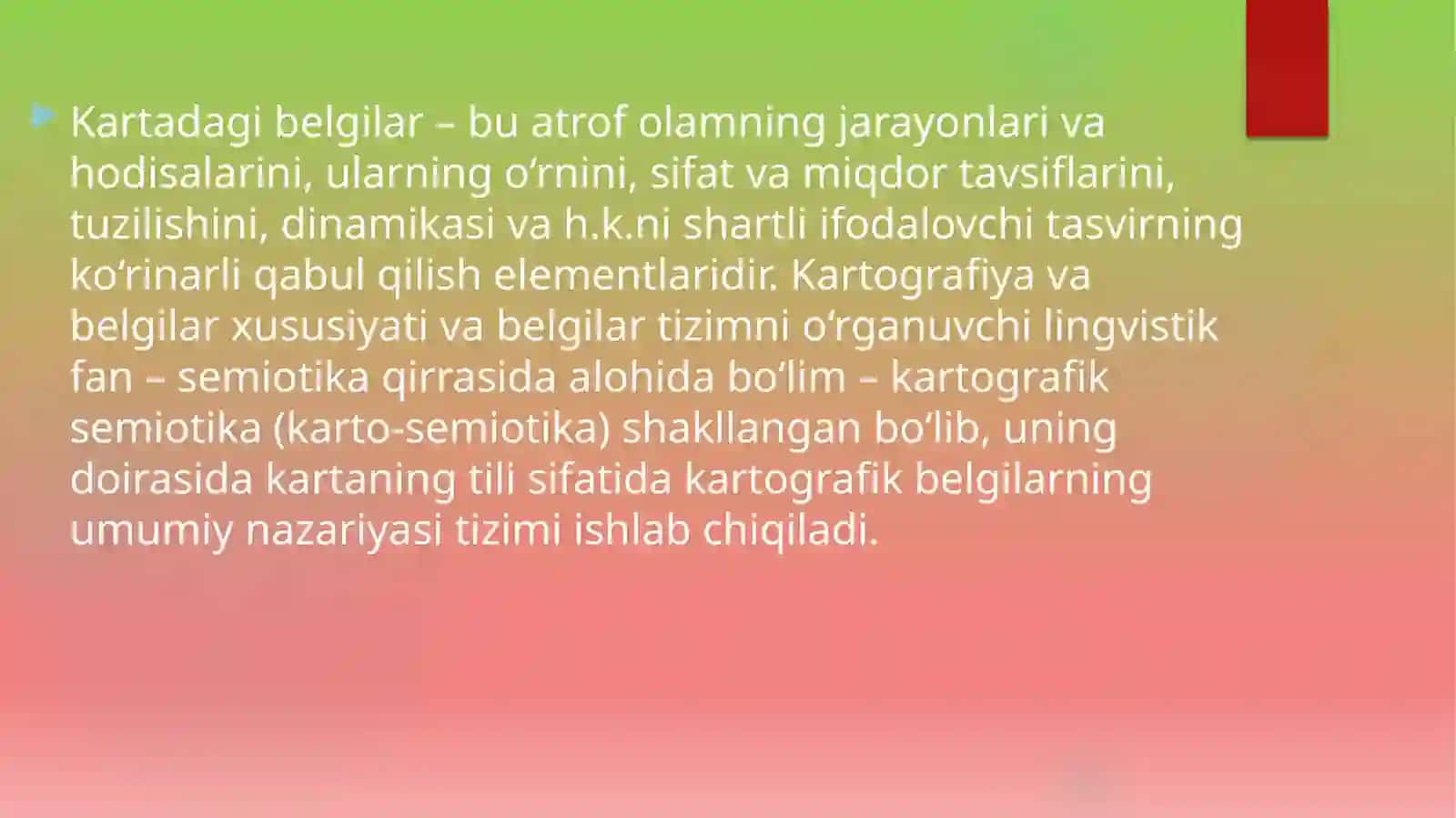 Kartografik belgilar va ularni qo‘llanilishi 3