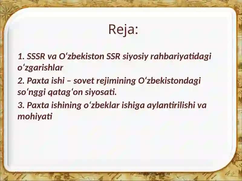 O'zbekistonda paxta ishlab chiqarish 3