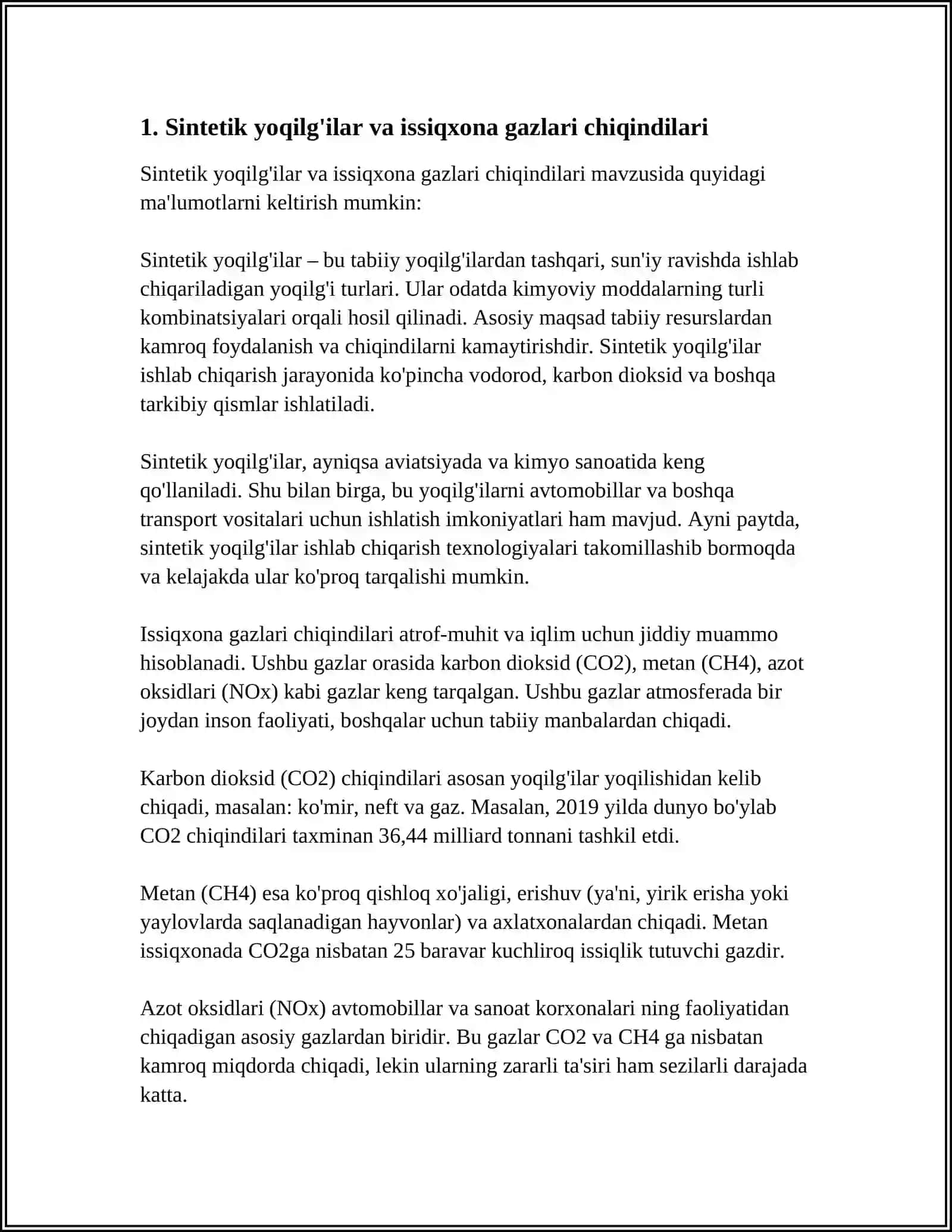 SINTETIK YOQILGILARNING EKALOGIK TASIRI 3