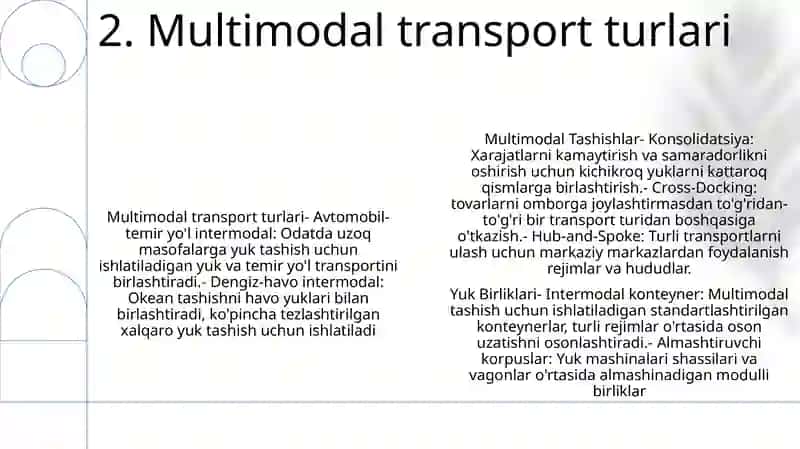 Multimodal Tashishlar Va Yuk Birliklari 3