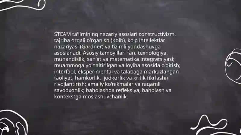 STEAM ta'limi va kreativ pedagogika 3
