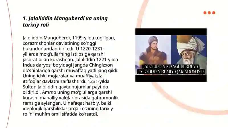 Jaloliddin Manguberdi Vatan himoyachisi 3
