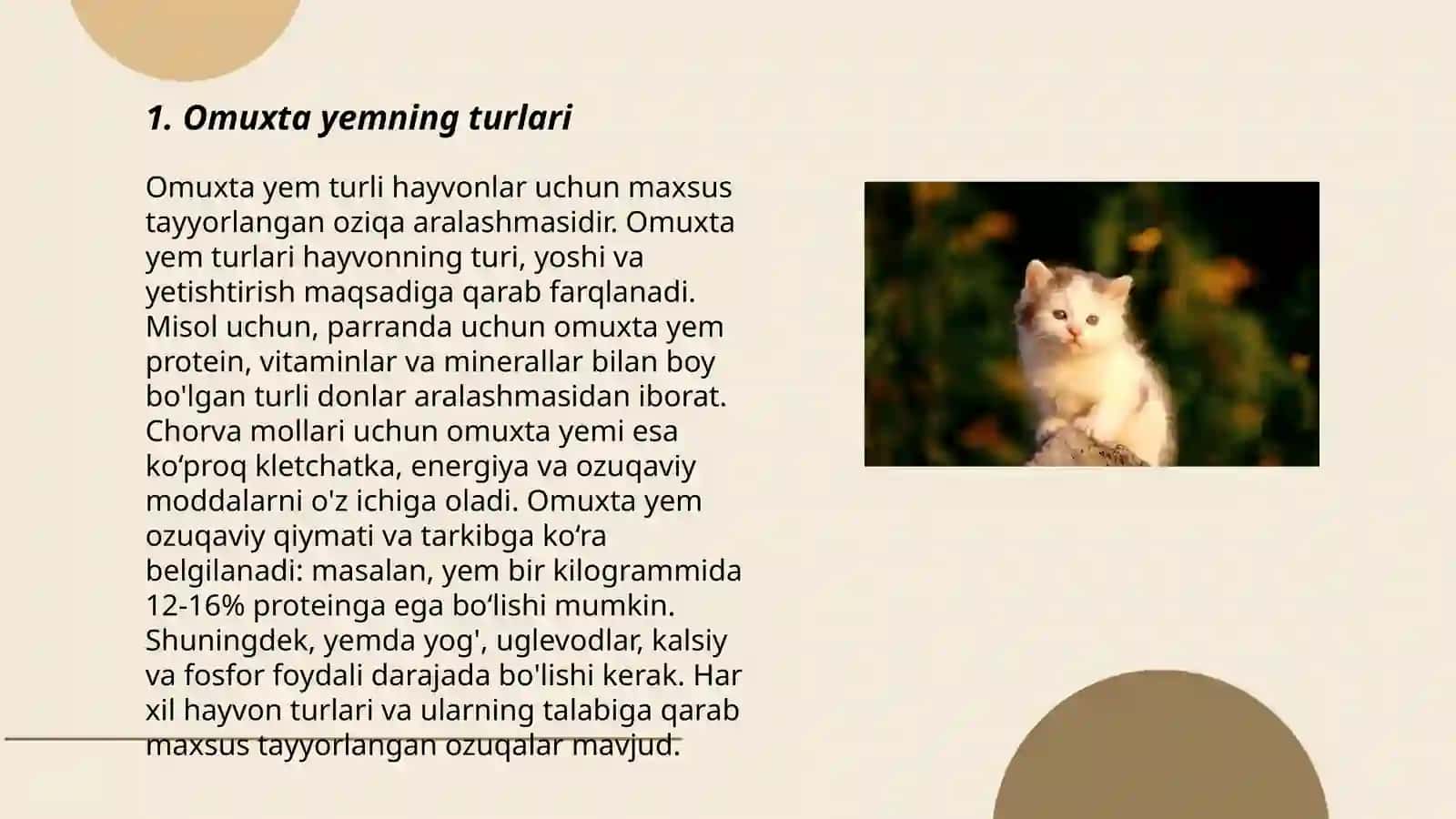 Omuxta yem maxsulotlari 3