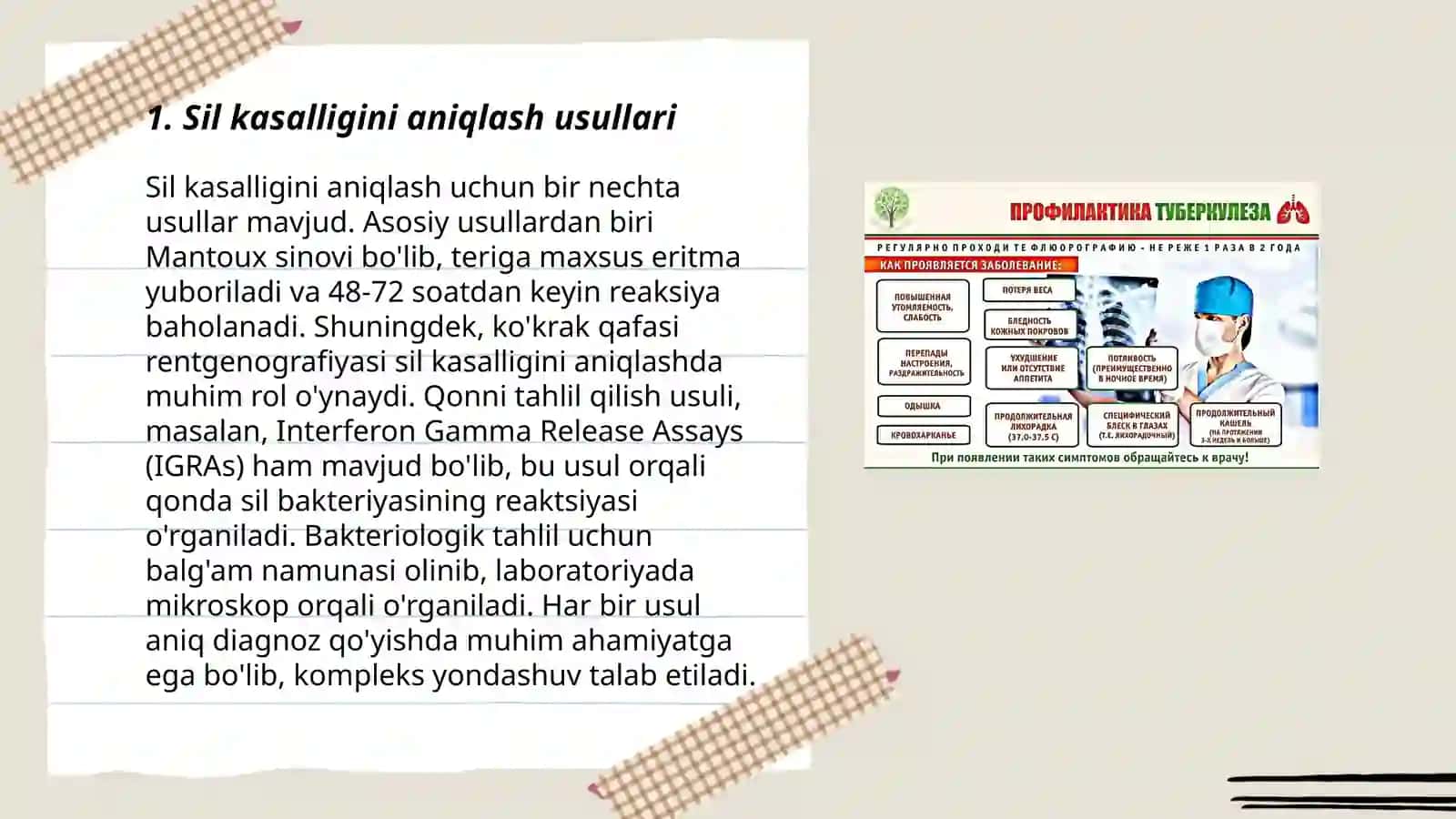 Sil bemorlarining dispanser nazorati 3