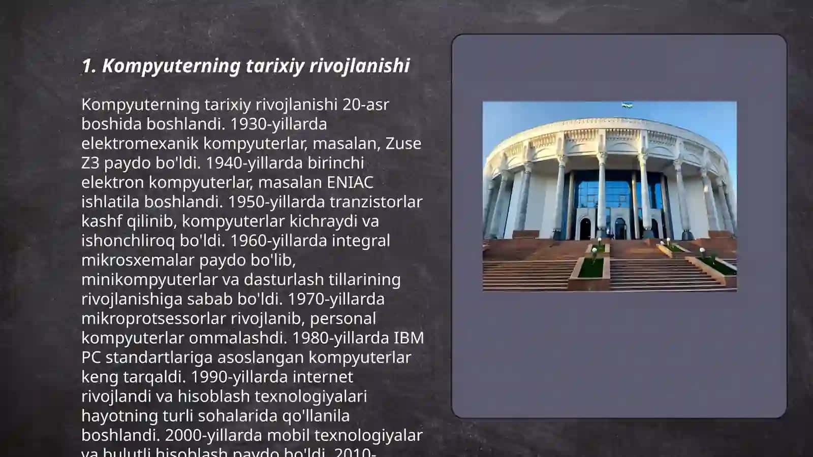 Kompyuter va axborot texnologiyssi 3