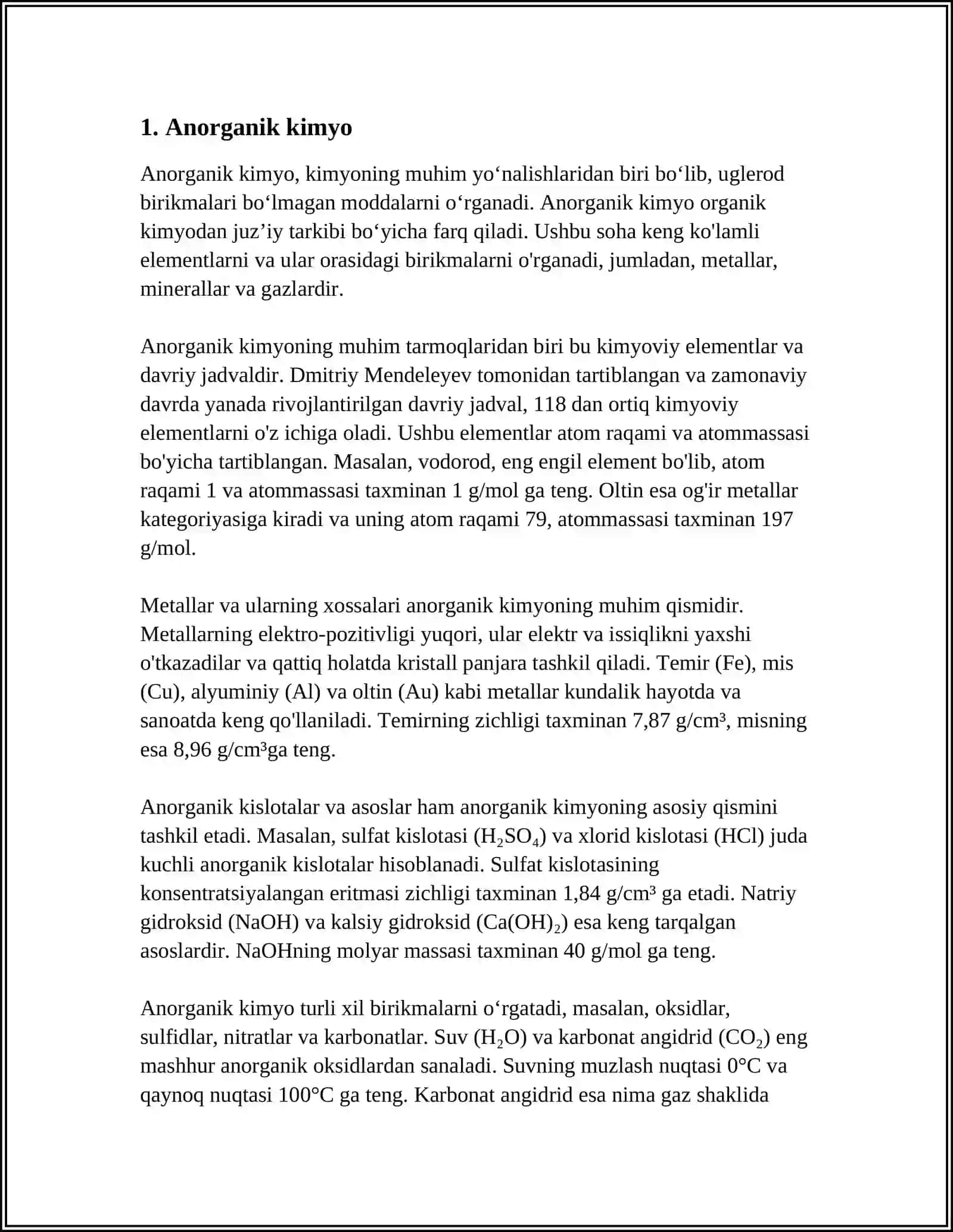 CHIRCHIQ DAVLAT PEDAGOGIKA UNIVERSITETI KIMYO KAFEDRASI 3