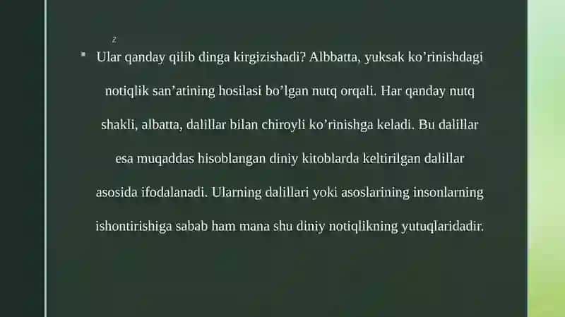 diniy notiqlik 3