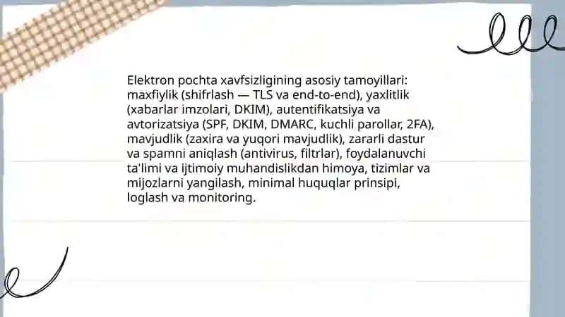 Internet tarmoqlari axborot makoni elektron pochtalar bilan ishlashda internet xavfsizligi 3