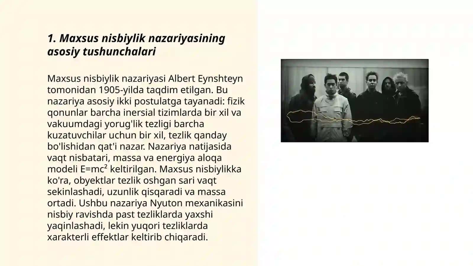 Maxsus nisbiylik nazariyasi 3