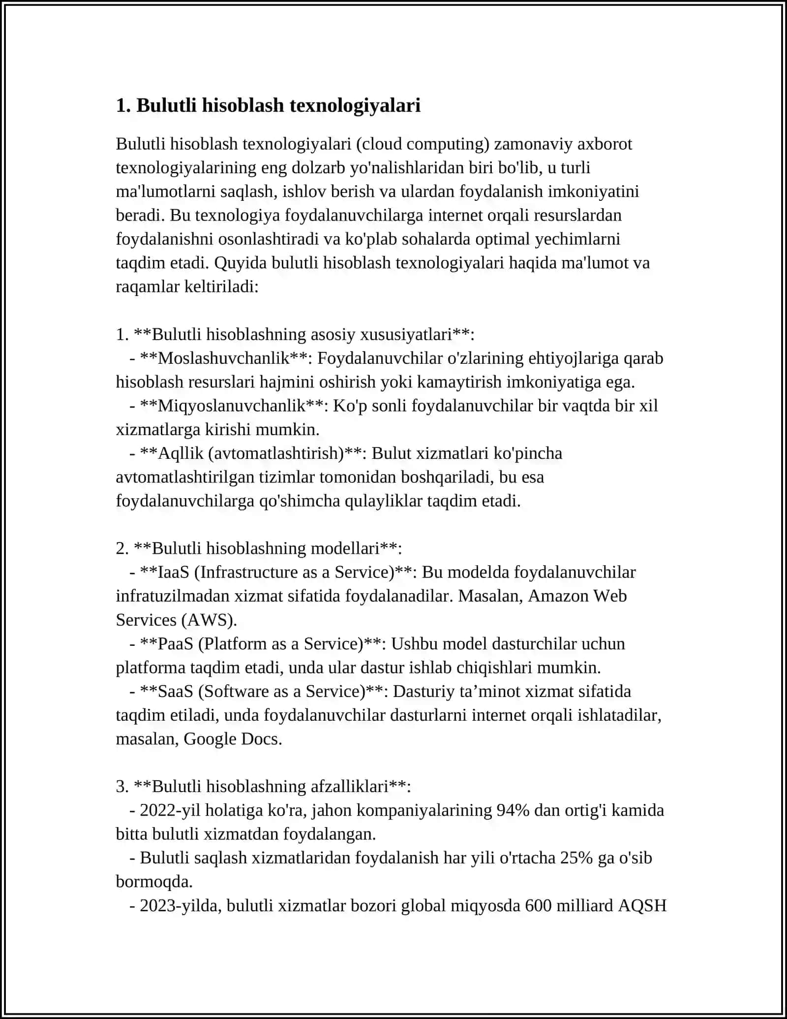 Bulutli hisoblash texnologiyalari 3