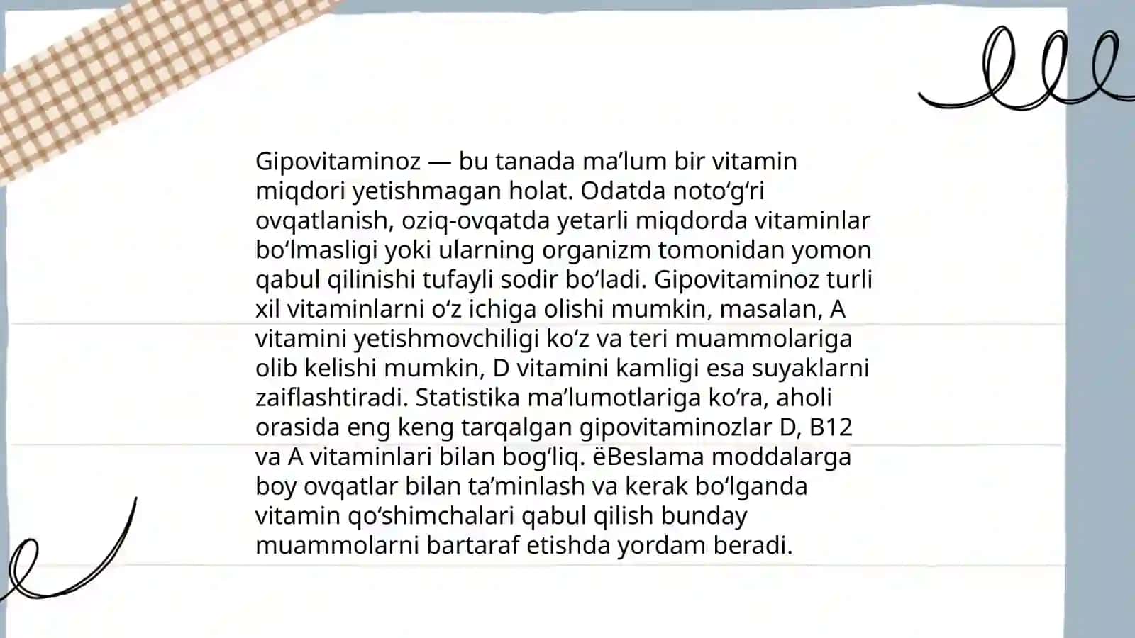 Bolalarda gipovitaminoz ularning oldini olish 3