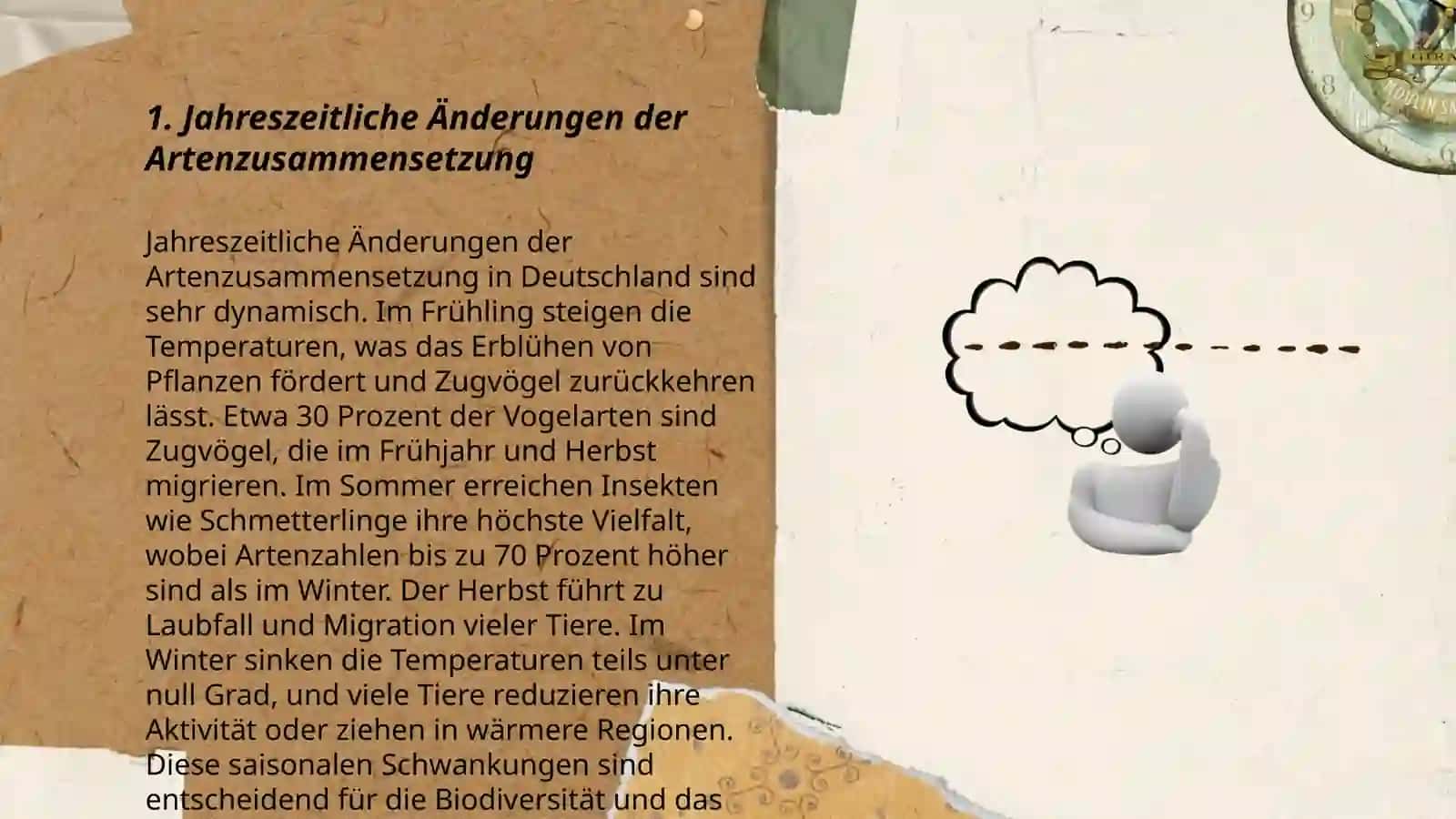 Jahreszeitliche Änderungen der Artenzusammensetzung 3