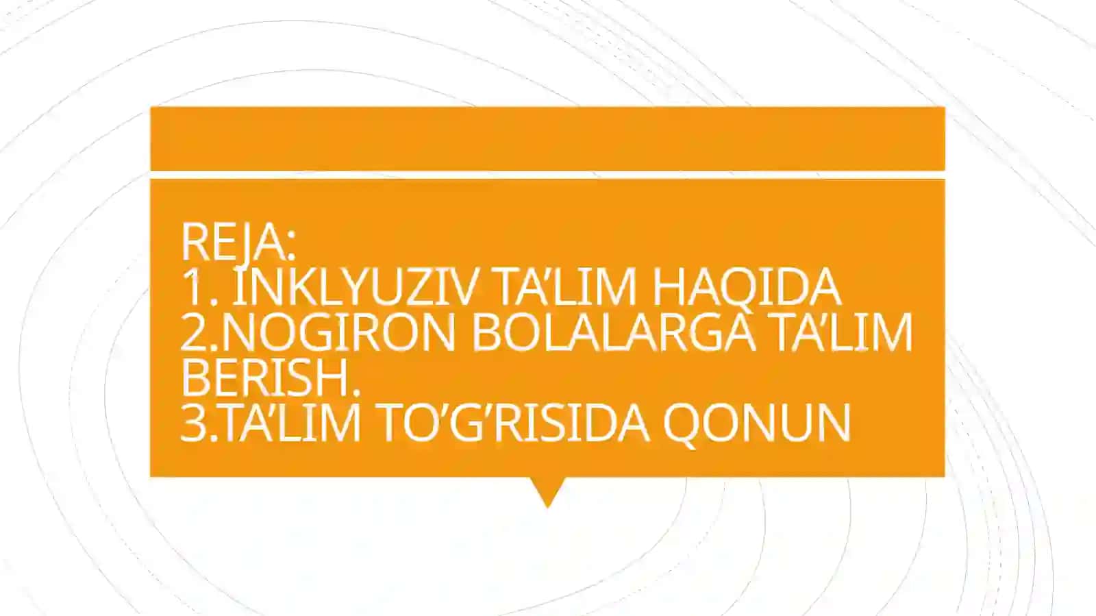 URGANCH DAVLAT UNIVERSITETI TARIX FAKULTETI SIRTQI TALIM 3-KURS 202-GURUH TALABASIISMOILOV SHAXZODBEKNINGUMUMIY PEDAGOGIKA VA PSIXOLOGIYA FANIDAN MUSTAQIL TA’LIM TAQDIMOTI 3