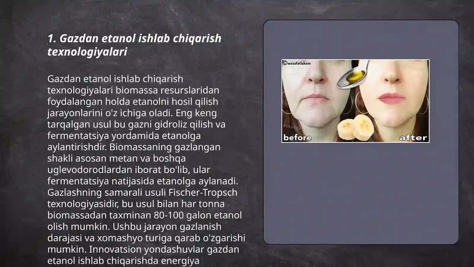 Gazdan etanol ishlab chiqarish texnologiyalari 3
