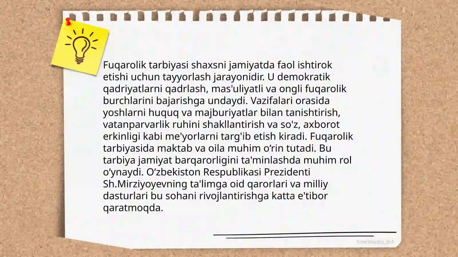 Fuqarolik tarbiyasi 3