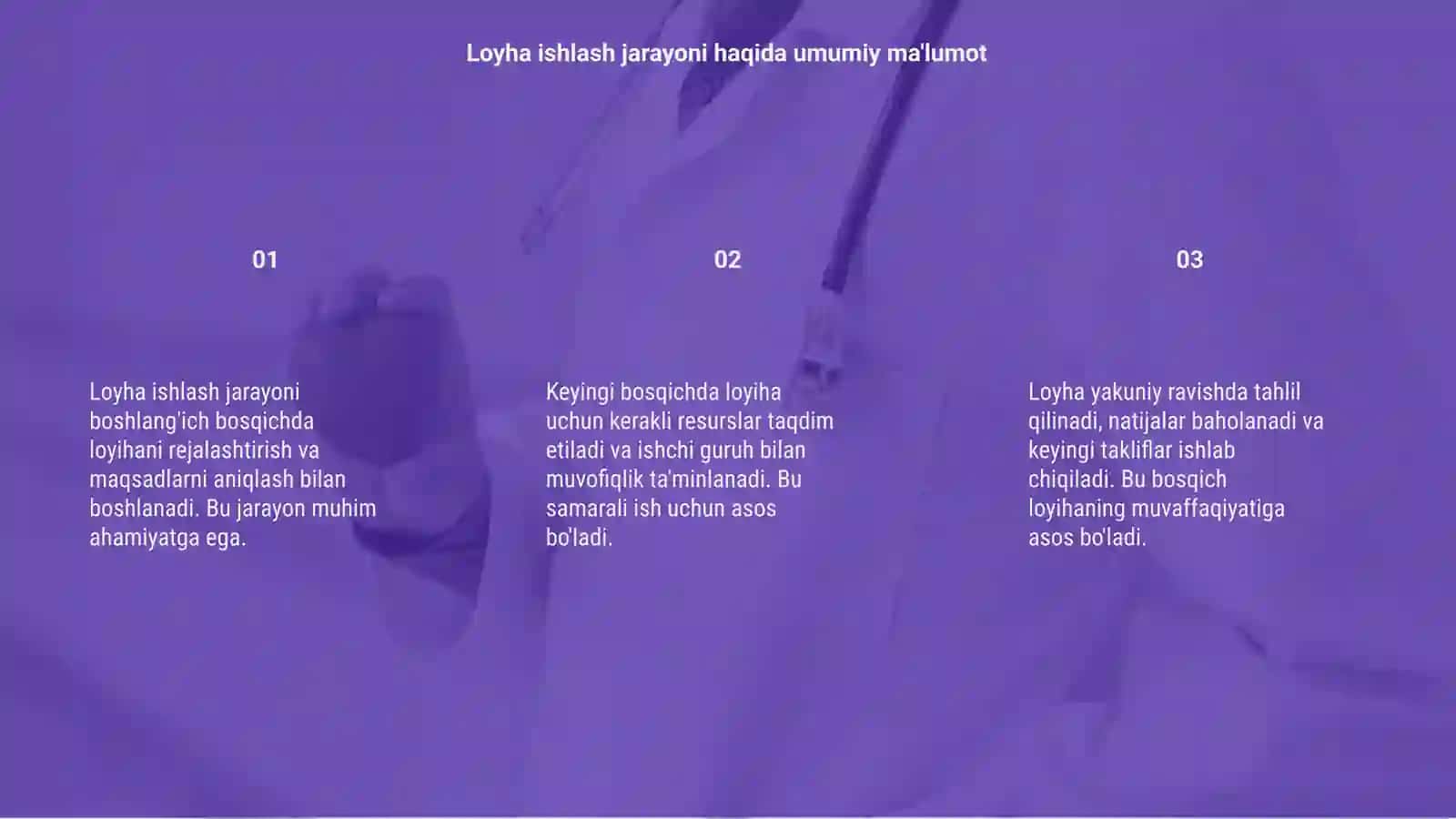 Loyha ishlash jarayoni 3