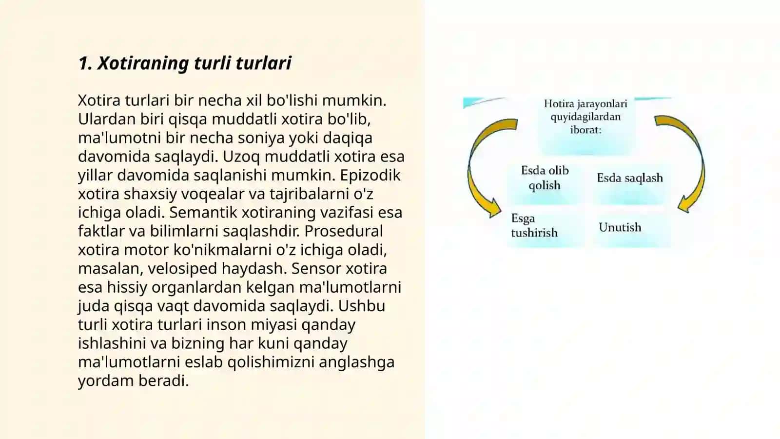 Xotira turlari 3