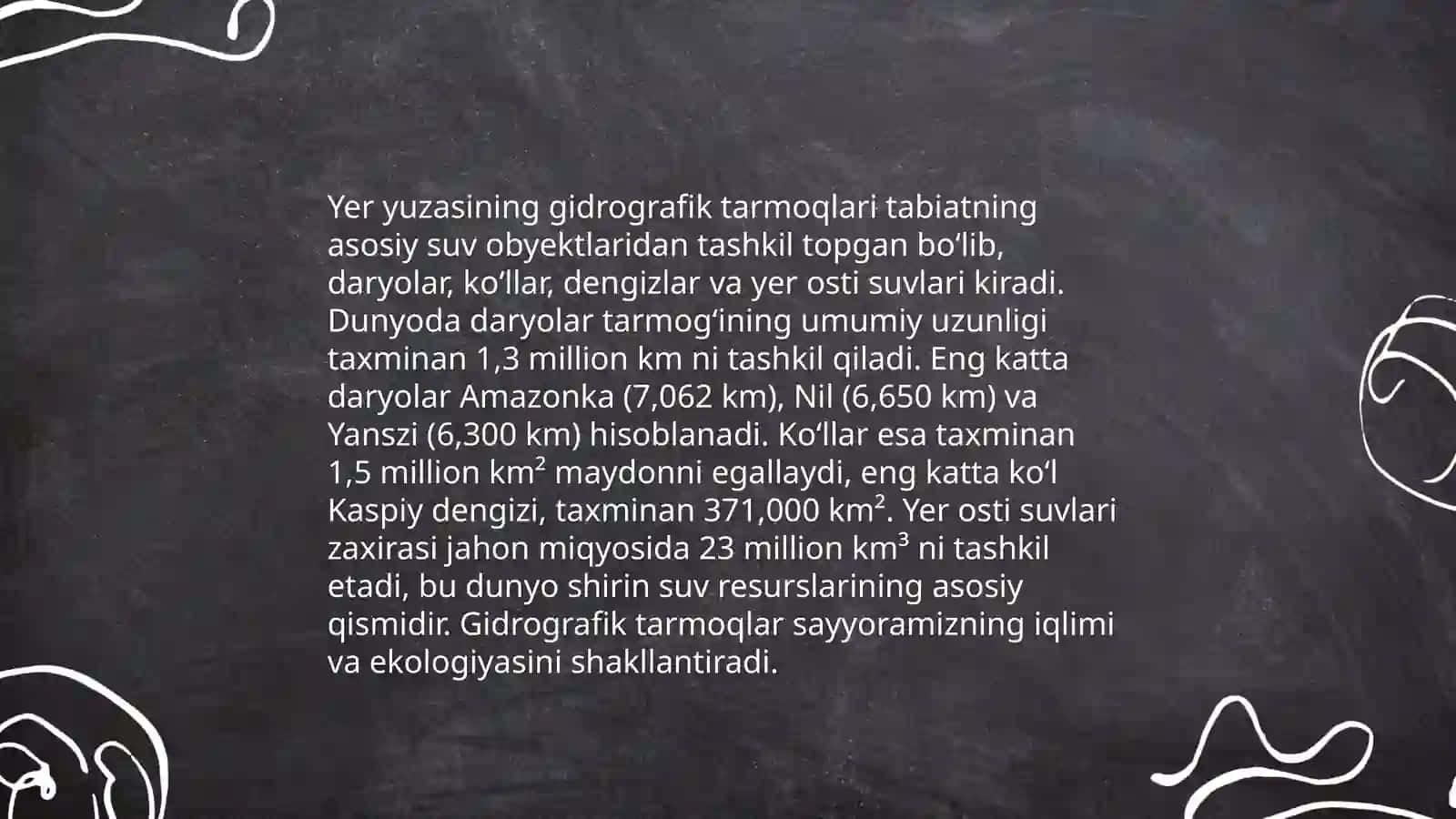 Materiklar gidrografiyasi 3