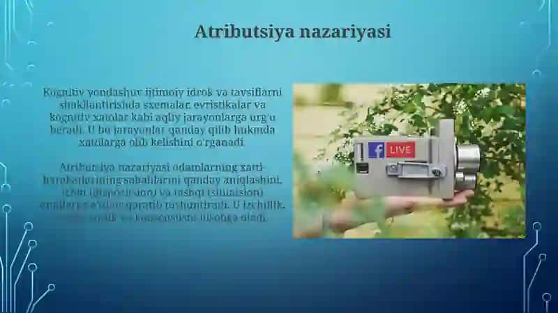 Atributsiya nazariyasi 3