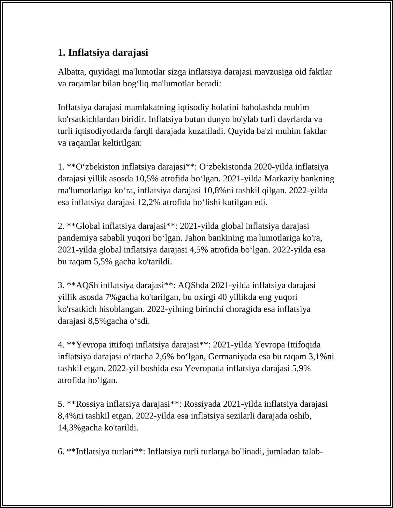 O'ZBEKISTONDA BAXO SIYOSATI 3