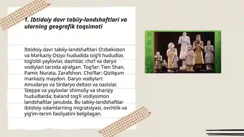 Ibtidoiy davr tarixiy geografiyasi 3