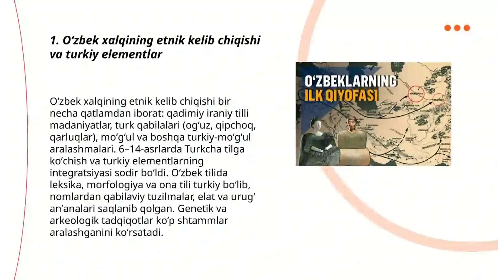 Oʻzbek xalqining etnik shakllanish 3