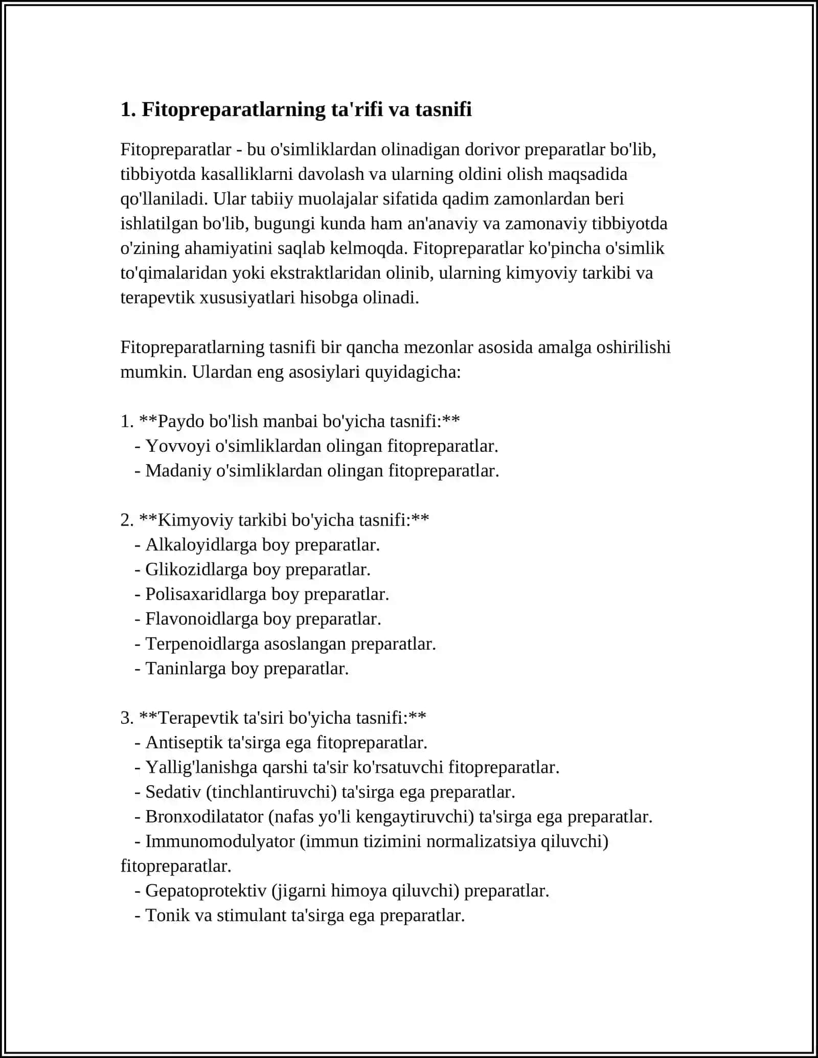 FITOPREPARATLAR VA ULARNING QO’LLANILISHI 3