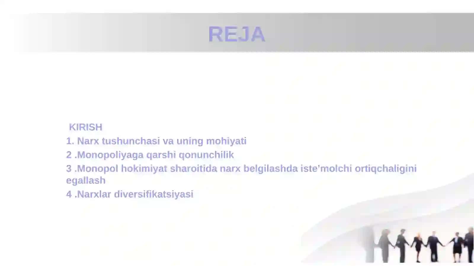 Bozor hokimiyati sharoitida narx belgilash tamoyillari. 3
