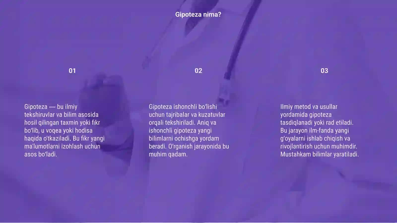 Gipoteza va ishonchli bilish 3