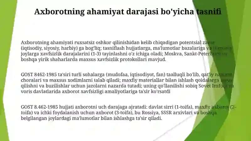 GOST 8462-1985 boyicha malumot 3