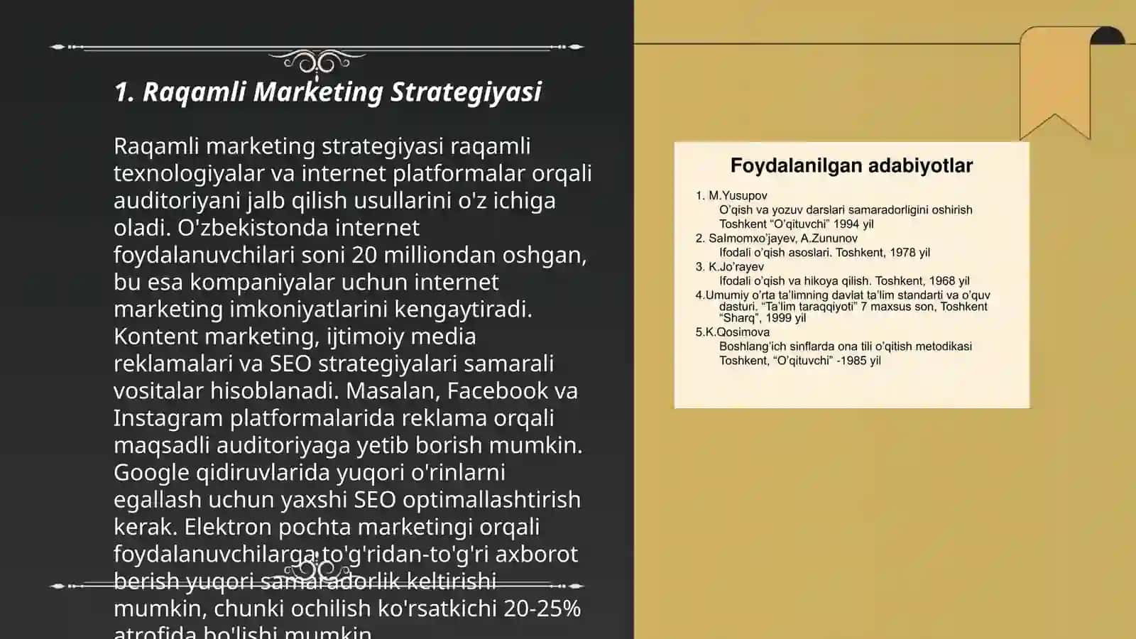 Raqamli Marketing Strategiyasi 3
